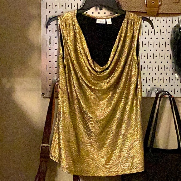 Cato Tops - --UNAVAILABLE--Cato Metallic Top